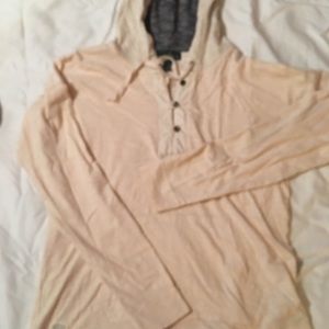 Ralph Lauren cream size med top hoodie